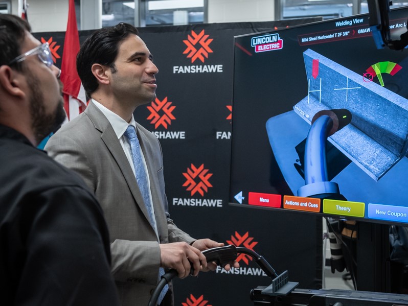 Fanshawe unveils $5-million welding lab skilled trades Skilled Trades