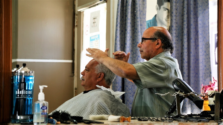 A trim for the ages barbershop Barber